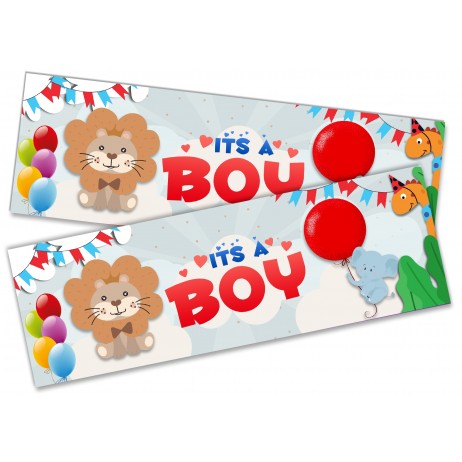 Its A Boy Banner - Animals 