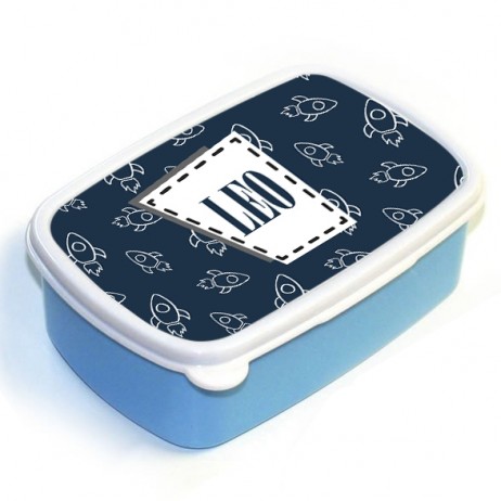 Spaceship - Blue Lunch Box
