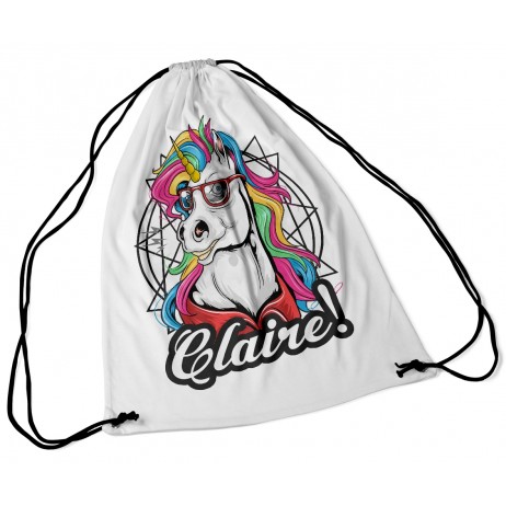 Unicorn Strong Drawstring Bag