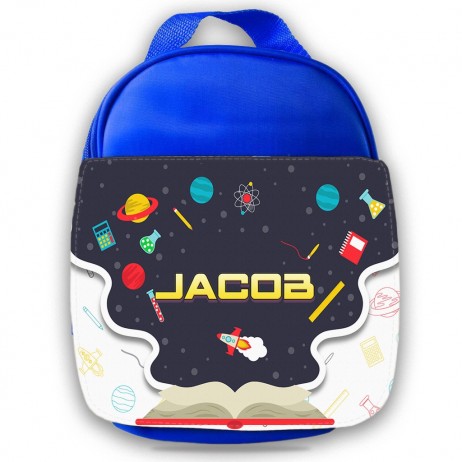 Science Blue Lunch Bag