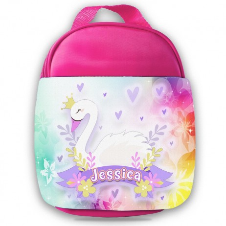 Swan Pink Lunch Bag