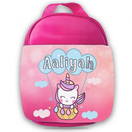 Unicorn in the Clouds Pink Lunch Bag