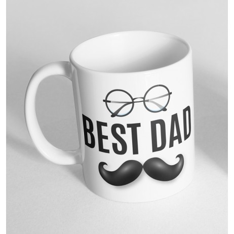 Father's Day Mug - Best Dad Glasses 