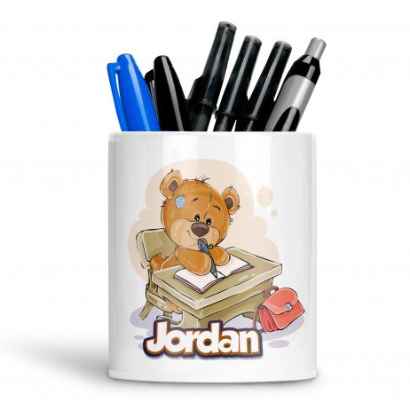 Bear Desk Pencil Pot