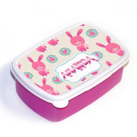 Bunny - Pink Lunch Box
