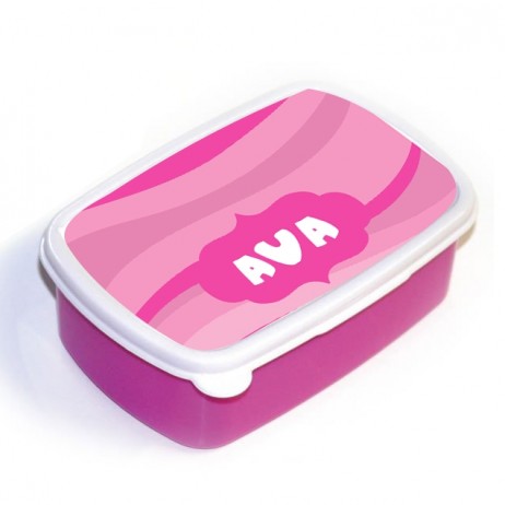 Pattern - Pink Lunch Box