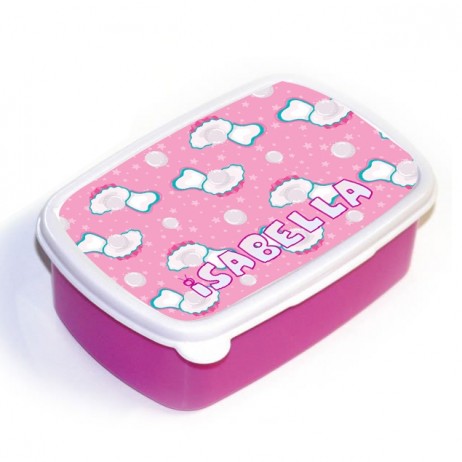 Buttons - Pink Lunch Box