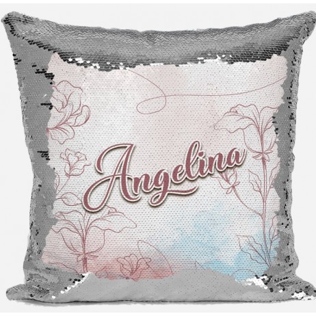 Frost - Sequin Cushion
