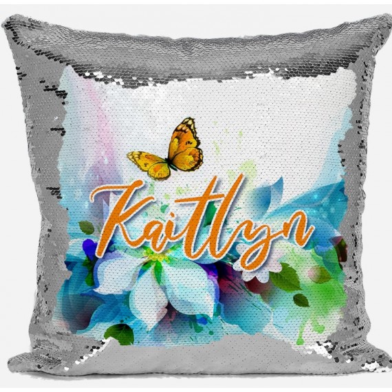 Butterfly - Sequin Cushion